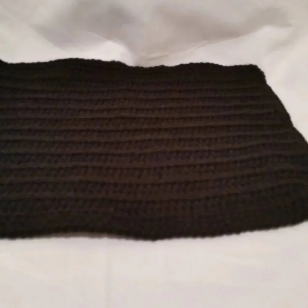Crochet Hunter Green Three Piece Wash Cloth Set/New